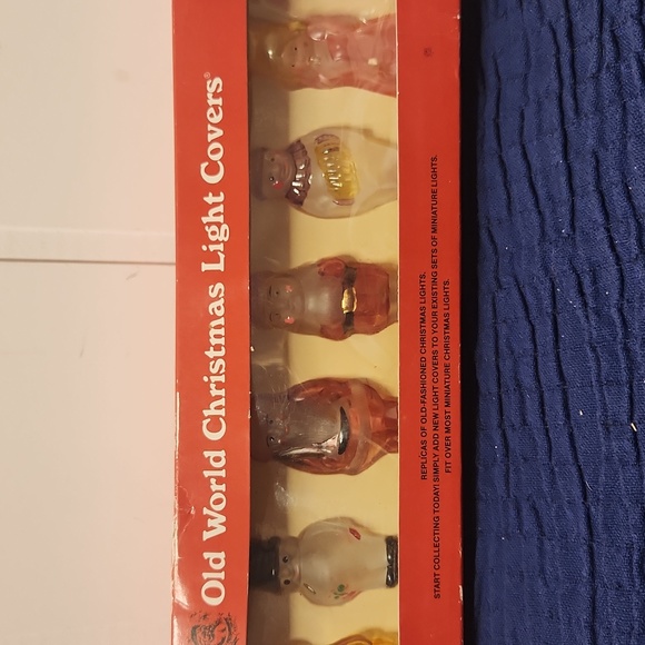 Vintage Holiday Old World Christmas Lights Covers Set Of 6 Poshmark